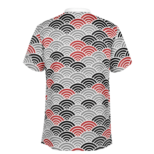 Blade Collar Polo Shirt - AOP