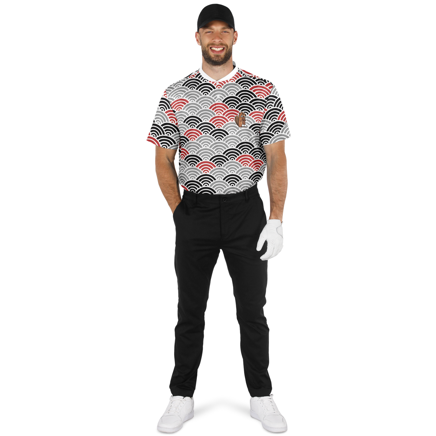 Blade Collar Polo Shirt - AOP