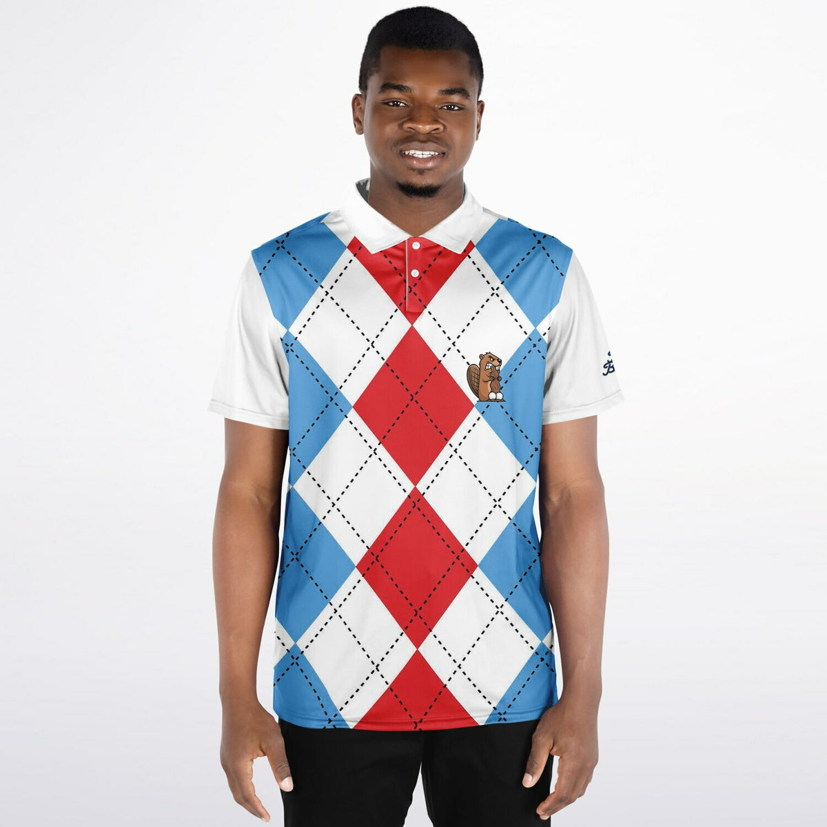 ArgylePolo Shirt - AOP