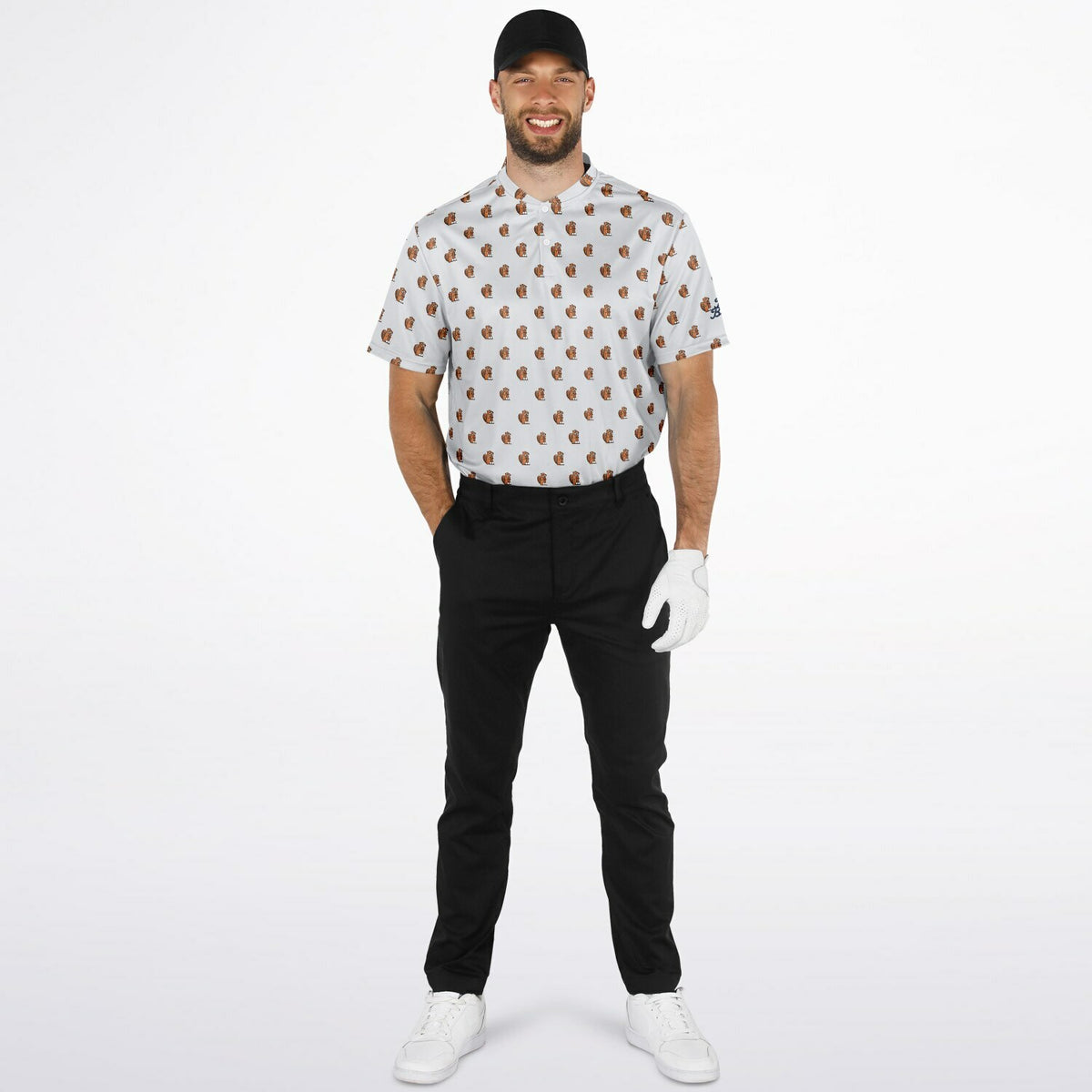 Bad Beaver "Beaver Fever" Blade Collar Polo Shirt