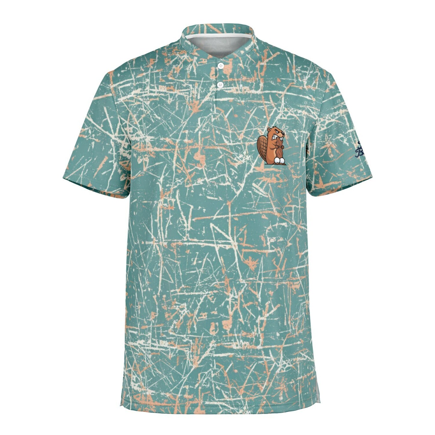 Beaver Skratch Blade Collar Polo Shirt