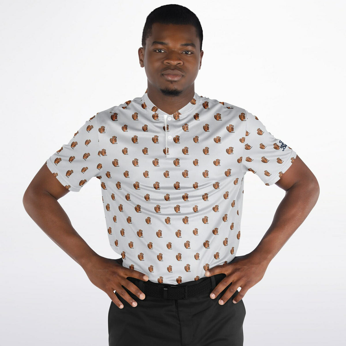 Bad Beaver "Beaver Fever" Blade Collar Polo Shirt