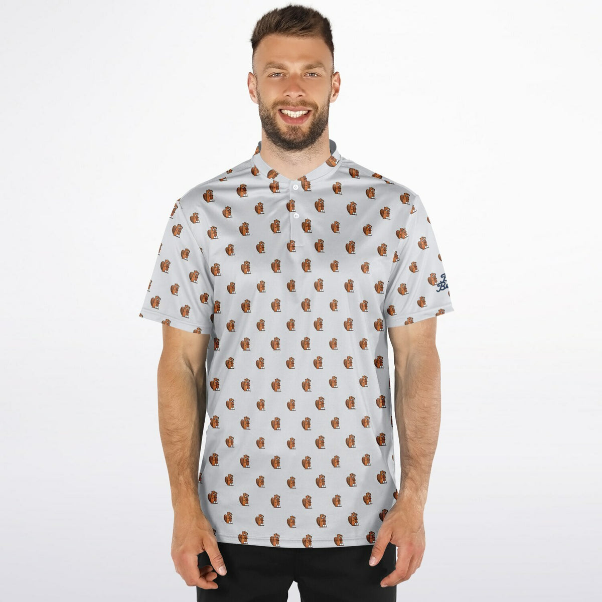 Bad Beaver "Beaver Fever" Blade Collar Polo Shirt