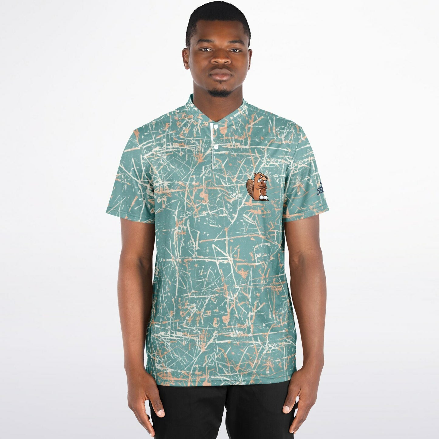 Beaver Skratch Blade Collar Polo Shirt