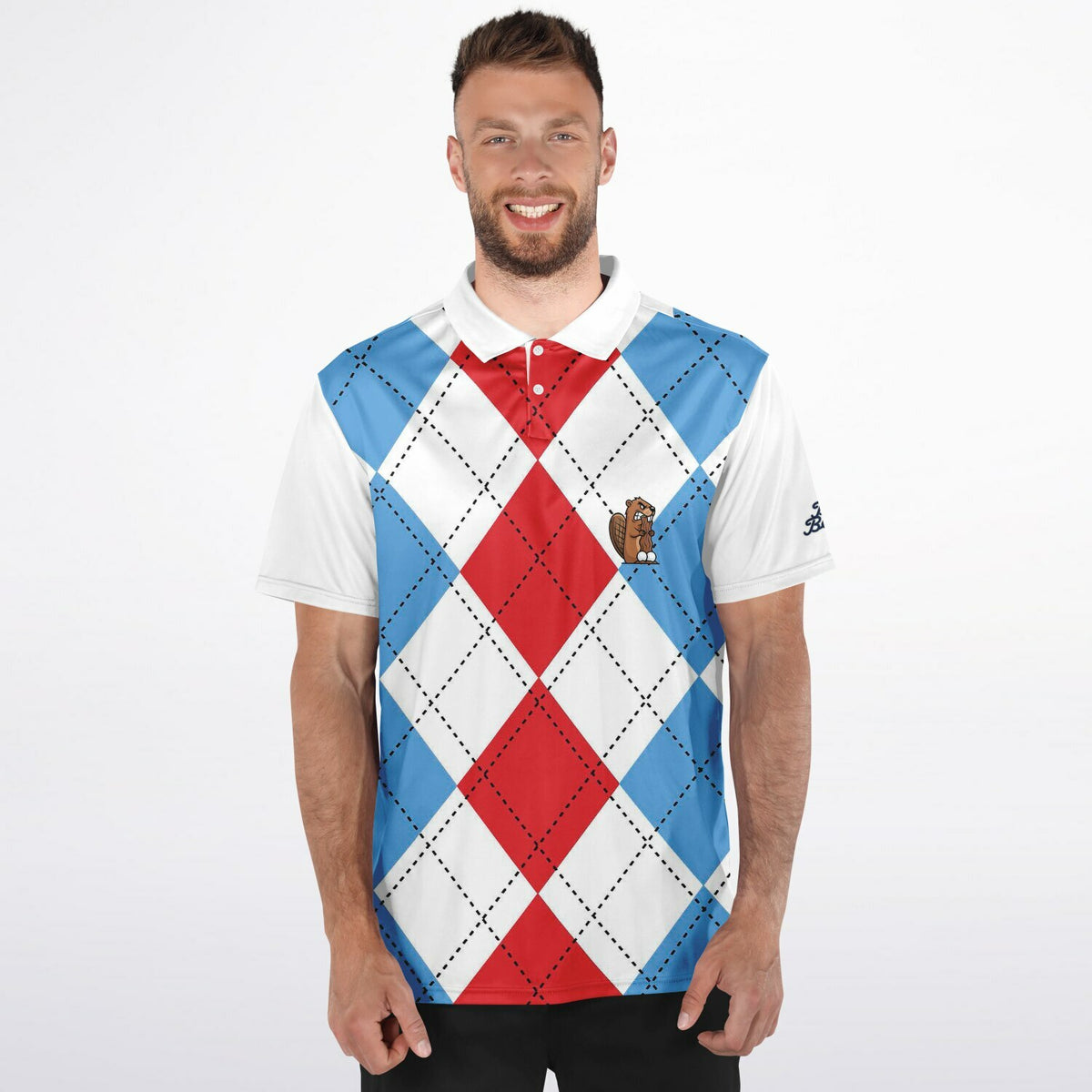 ArgylePolo Shirt - AOP
